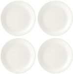 Lenox White Profile Porcelain 4-Piece Dinner Plate Set, 6.75 LB