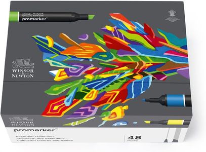 Winsor & Newton Promarker Set – 48 Dual-Tip Art Markers