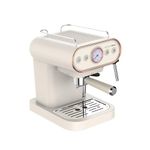 KUCHENBAU Der Espresso Coffee Machine With Frother Steam Wand for Milk (Compatible with Coffee Pods & Coffee Powder)- Make Espresso, Cappuccino, Latte and Mocha