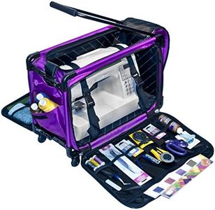 Tutto Machine On Wheels Case- Large Purple 21"L x 14"H x 12"D