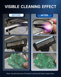 CREWORKS 10L Ultrasonic Cleaner – Stainless Steel Professional Cleaning Machine