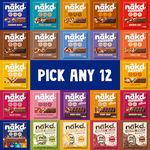 Nakd Selection Pick Any 12 Multipack from 24 Flavours - Nakd Fruit And Nut Bars 48 x 30-45g, Nakd 48 Bars.