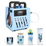 MAIKESUB Mug Press Upgrade Mug Heat Press Machine for 10oz-15oz Coffee Mugs 16oz Skinny Straight Cups, Handheld Lightweight Mug Press Sublimation Machine Cup Heat Press Mini Tumbler Press