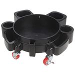 LCGP Bucket Dolly Wash car Professional with Heavy Duty Wheel casters