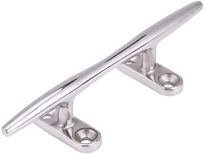 Bitta per Barca, Fydun 5 Pollici Bitte per Barche per Impieghi Gravosi Argento Accessori per Barche in Acciaio Inox Bitta a Base Cava per Barche per Marine Yacht