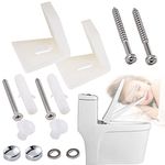 Floor Toilet Pan Fixing Kit L Shape Toilet Bidet Fixing Bolts Bathroom Repair Fixings Bracket and Screws for Floor Bathroom Toilet