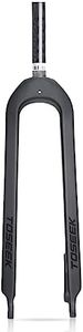 splumzer 1-1/8" 26/27.5/29" 3K T800 MTB Horquilla con Freno de Disco de Carbono Completo Fijo 28,6 mm Tubo Recto sin Rosca Horquilla Delantera de Bicicleta de montaña súper Ligera (29 Pulgadas)