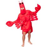 EraSpooky Adult Red Lobster Crab Mens Ladies Fancy Dress Costume One Size Animal