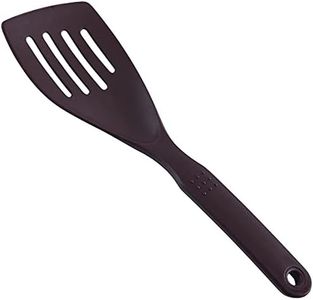 Norpro Nylon Slotted Spatula - 10.75" x 3" - Black - Draining, Straining, Scooping, Stirring, Mixing, Serving Poached Eggs, Pasta, Vegetables, Stir Fry