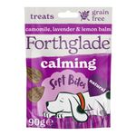 Forthglade Natural Dog Treats - Grain Free Soft Bites for Calming (8 x 90g) Resealable Bags - Camomile, Lavendar & Lemon Balm