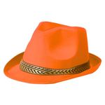 Wanna Party Fedora Hat (Orange)