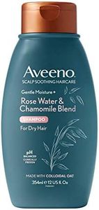 Aveeno Scalp Soothing Haircare Lightweight Moisture Rose Water & Chamomile Shampoo for Dry Hair 354ml