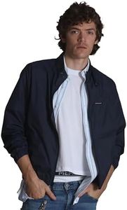 Members Only Men’s Windbreaker Packable Jacket, Waterproof Rain Jacket Men Lightweight for Golf Cycling Running Fishing Hikking Gear - Navy Large