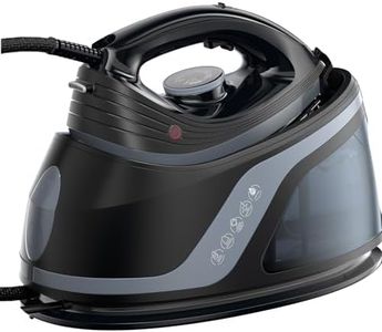 Steam Iron for Clothes Steamer 1600W,1450L removable water tank,Anti-Calc