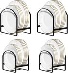 4 Pack Kitchen Plate Holder Organiz