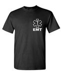 The Goozler v2 EMT - Emergency Medical Technician 911 - Mens Cotton T-Shirt, Black, XX-Large