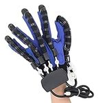 Rehabilitation Robot Gloves, Portable Electric Finger Exerciser for Arthritis Hemiplegia and Stroke Patient, Hand Movement Simulation, Mirror Mode, Hand Splint Finger Orthosis