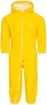 Trespass Unisex Kids Button Waterproof Rain Suit With Hood, sunshine, 12-18 Months UK