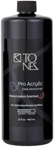 Tones Watermelon Scented EMA Monomer - Odor Neutralizing Acrylic Nail Liquid, Non-Yellowing, Superior Adhesion for Flawless Sets - MMA-Free - Made in USA (32 Fl Oz)