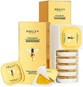 Fullerene Propolis Mask Facial Gel Smear Mask For Brighten Skin Moisturizing Skincare Honey Mask Serum, Mask Packing Pouch, Individual Packed Face Mask(6 Pack)