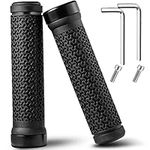 Premium Bike Grips, Non-Slip Rubber Bike Handlebar Grips Scooter Bicycle Handle Grips for Men Women Scooter MTB BMX Mountain Bikes 22.2mm