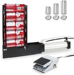 Generic Foot Operated Can Crusher with Hopper, Aluminum Can Smasher,Air Powered Pneumatic Can Crusher for 12oz 16oz Soda
