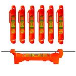 7 pcs Hanging Bubble Line Level for Building Trades, Engineering, Surveying, Metalworking and Other Equipment Measure