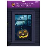 (48" x 72" White) Holographic Rear Projection Screen with Mounting Hardware for Projecting Halloween Videos