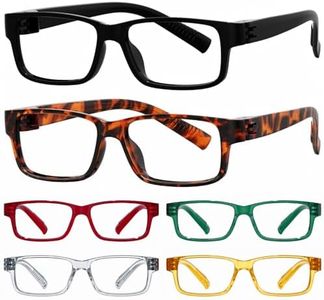 Eyekepper Reading Glasses 3.75, Readers for Men, 6 Pack Vintage