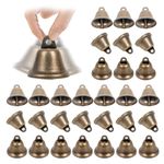 30PCS vintage bronze bells,bells for crafts, small jingle bell