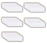 STTMGN Dry Erase Magnetic Labels (1x3",Pack of 60),Write On Magnets Sticker,Real Waterproof/Reusable for Classroom&Office&Cabinet&whiteboard&Fridge&More (White)