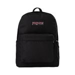 Jansport Superbreak Plus 8 Bit Floral Backpack, black, 42X14X32, Art Deco