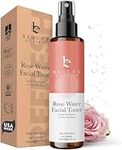 Rose Water Face Mist with Witch Hazel & Cucumber - USA Made with Natural & Organic Ingredients, Hydrating Rose Water for Face, Facial Spray, Eau de Rose Pour Le Visage