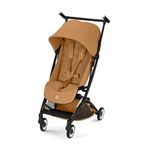 CYBEX Gold LIBELLE Pushchair, Cabin-Sized, from Approx. 6 Months to Approx. 4 Years (max. 22 kg), Ultra-Lightweight (just 6 kg), one-Hand Harness System, Cinnamon Yellow