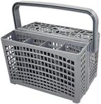 WuYan Universal 2 in 1 Dishwasher Cutlery Basket for LG for Samsung Spare Parts for Dishwasher,240 x 150 x 140 mm with Handle