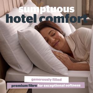 Silentnight Hotel Collection Pillows 4-Pack – Luxury Soft, Hypoallergenic, Machine Washable