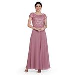 Eavan Pink Embroidered Maxi Dress