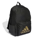 adidas Unisex Classic Badge of Sport Backpack, Black/Gold Metallic, One size