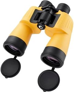 Barska AB12738 Floatmaster 7x50 Waterproof Floating Marine Binoculars for Boating, Hunting, Fishing, Sports, etc, Yellow