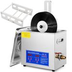 6L Ultrasonic Vinyl Record Cleaner Machine, 40kHz Deep Cleaning Bath For Vinyl Records And Music Collections