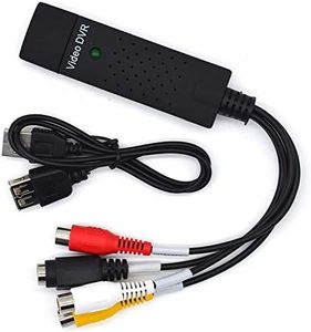 1Goal Easycap USB 2.0 Adapter TV Video Audio VHS to DVD Converter Capture Card Adaptor
