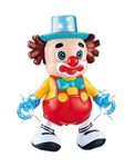 Goyal's Cute Funny-Face Dancing Clown Joker Toy with Music Flashing Lights and Real Dancing Action