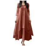 Linen Dresses for Women 2024 Plus Size Corset Dress for Women Party Evening Shine Flowy Swing Tiered White wrap Dress for Women Tube Tops Sundresses for Women 2024 with Sleeves Valentines Day Dress