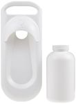 PottyCap - Portable Female Urinal Aid for Bedside, Travel, Outdoor Activities and Emergencies. 32 oz, White, Hands-Free