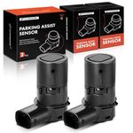 A-Premium 2-PC Rear Reverse Backup Parking Assist Sensor Compatible with Select Ford & Lincoln & Mercury - F-150, F-250 F-350 F-450 F-550 Super Duty, Explorer, Escape, Expedition, Blackwood, Mariner