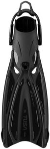 TUSA SF-0114 Solla Scuba Diving Fins with Bungee Strap, Medium, Black