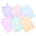 REVOLTEK Printed Vest baniyan Cotton Inner wear for Baby wear Sleeveless Undershirts for Kids Sando ganji Tank-Tops Toddler Girls/Boys Pack of 6 (Light-2, 4-5 Years)