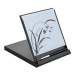 Mini Buddha Board Art Set: Water Drawing Writing Board w/Mini Water Brush for Mindfulness & Meditation – Zen Based Drawing Board - Painting & Art Supplies – Ideal Relaxation Gifts (5” x 5”, Black)