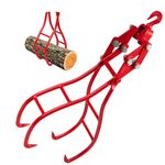 Toriexon Log Grapple for Logging Tongs, 36inch 4 Claw Timber Claw Hook Eagle Claws Design, Log Grabs Timber Lifting Tongs for Truck, ATV, Tractor and Skidder