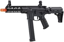 Lancer Tactical Gen 2 New 9mm Battle X CQB Lightweight Carbine AEG Color Black